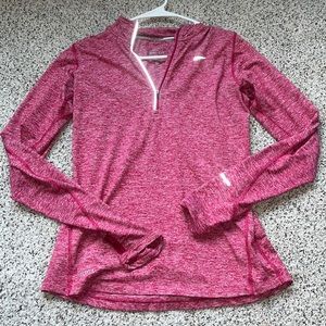 Nike running half zip